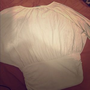 Cream colored blouse